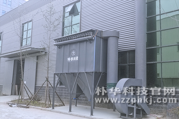 河南沁陽建材行業(yè)磨邊機脈沖布袋除塵器使用項