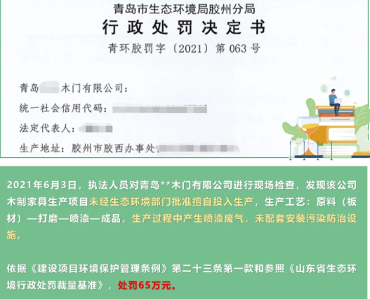 10多萬裝一套有機廢氣處理設(shè)備，何苦被罰65萬？真虧